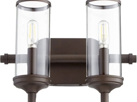 13 W Collins 2-light Bath Vanity Light Oiled Bronze Online