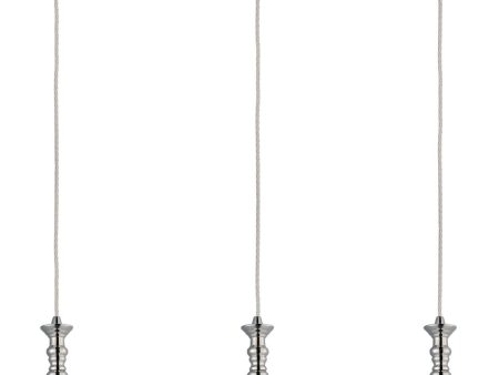 32 W Centennial 3-Light Pendant Polished Nickel Online now