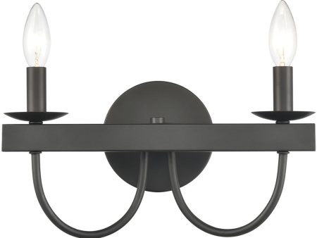 Williamson 2-Light Vanity-Light Black Online Hot Sale