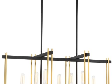 36 W Marion 7-Light Pendant Aged Bronze   Natural Bronze on Sale