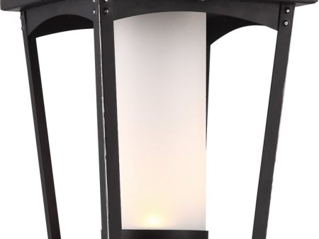 18 H Essex 1-Light Outdoor Sterling Black Cheap