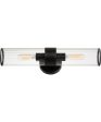 Crosby 2-Light Wall Sconce Black For Sale