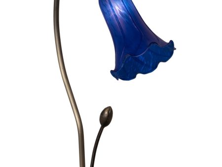 16  High Blue Pond Lily Accent Lamp Hot on Sale