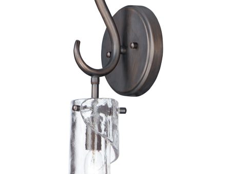 6 W Citadel 1-Light Wall Sconce Chestnut Bronze on Sale