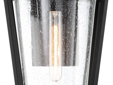 12 H Lakeview 1-Light Outdoor Aged Bronze   Clear Fashion