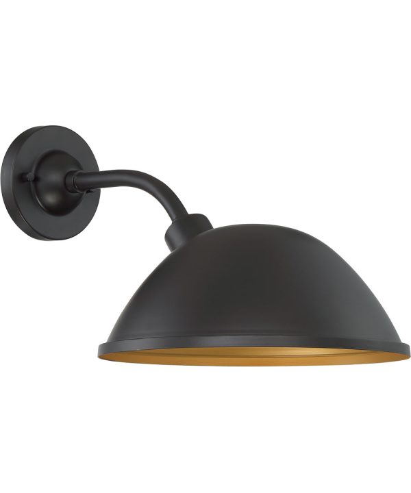 11 H South Street 1-Light Outdoor Dark Bronze   Gold Sale