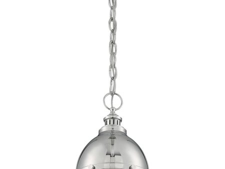 9 W Ronan 1-Light Pendant Polished Nickel Online Hot Sale