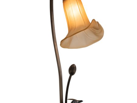 16  High Amber Pond Lily Accent Lamp Sale