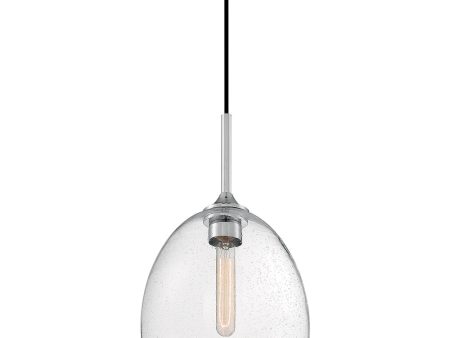 10 W Aria 1-Light Pendant Polished Nickel Online Sale