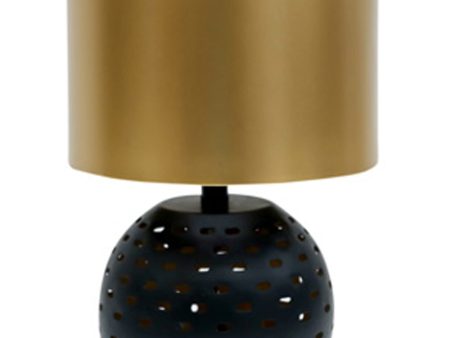 18 H Mareike Metal Table Lamp (1 CN) Black Gold Online Sale