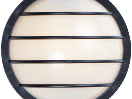 10 H Bulwark LED 1-Light Outdoor Wall Sconce Black Sale