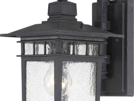 12 H Cove Neck 1-Light Outdoor Textured Black Online Hot Sale