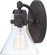 6 W Seafarer 1-Light Wall Sconce With Bulb Oil Rubbed Bronze Online