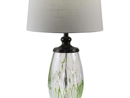 Vale Painted Crystal Table Lamp Sale