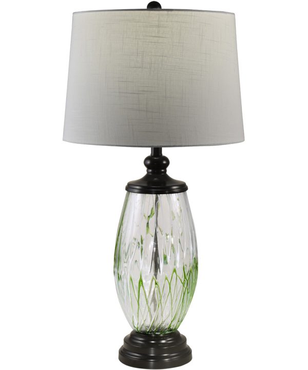 Vale Painted Crystal Table Lamp Sale