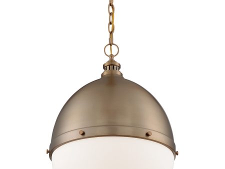 18 W Ronan 1-Light Pendant Burnished Brass Online