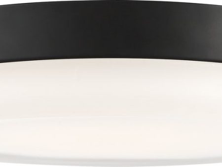 11 W Pi 1-Light LED Close-to-Ceiling Black For Sale