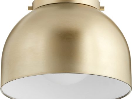 11 W 1-light Ceiling Flush Mount Aged Brass on Sale