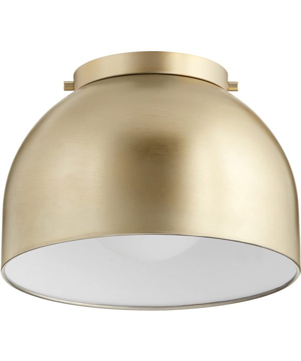 11 W 1-light Ceiling Flush Mount Aged Brass on Sale