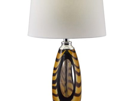 Bengal Tiger Art Glass Table Lamp on Sale