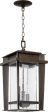 10 W Easton 3-light Outdoor Pendant Oiled Bronze Discount