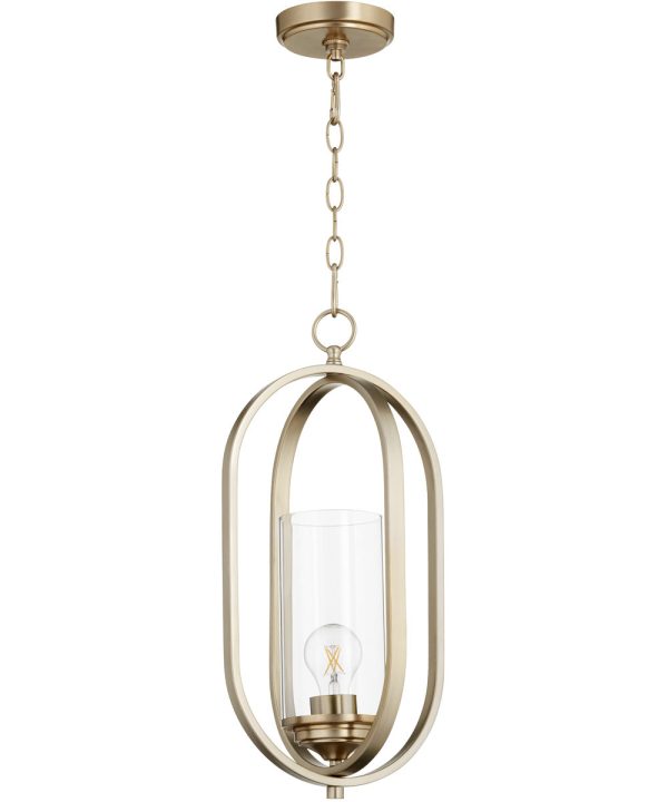 10 W Collins 1-light Pendant Aged Brass For Sale