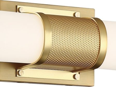 13 W Caper 1-Light LED Vanity & Wall Brushed Brass Fashion