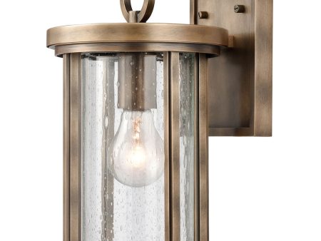 Brison 1-Light Outdoor Sconce  Vintage Brass For Discount