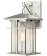 Oak Park 1-Light Outdoor Sconce  Antique Brushed Aluminum Cheap