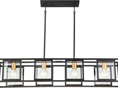 42 W Payne 4-Light Pendant Midnight Bronze Online Hot Sale