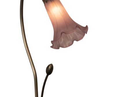 16  High Purple Pond Lily Accent Lamp Discount