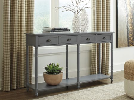 34 H Eirdale Console Sofa Table Gray For Discount