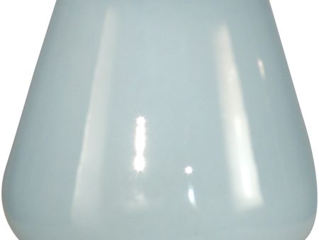 7.5 Inch H Tobias White Hand Blown Art Glass Vase Online now