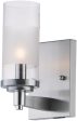 4 W Crescendo 1-Light Wall Sconce Satin Nickel Sale