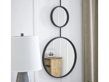 42 H x 18 W Brewer Accent Mirror Black For Discount