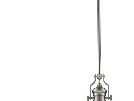 17 W Chadwick 1-Light LED Pendant Satin Nickel Online Sale