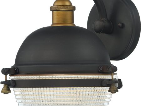 11 H Portside 1-Light Outdoor Wall Sconce Oil Rubbed Bronze   Antique Brass Supply