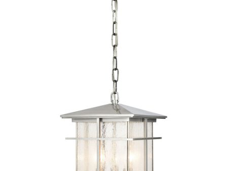 Oak Park 3-Light Outdoor Hanging  Antique Brushed Aluminum For Discount