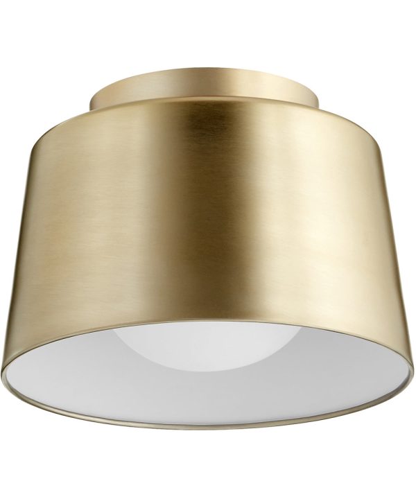 11 W 1-light Ceiling Flush Mount Aged Brass Sale