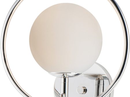 11 W Revolution 1-Light Wall Sconce Polished Nickel Online