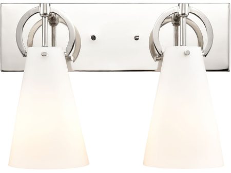 Gabby 2-Light vanity-Light  Polished Nickel on Sale