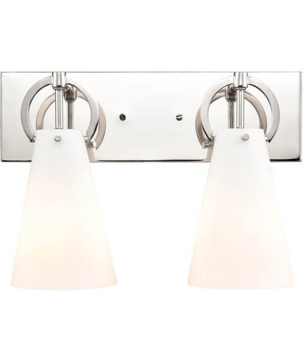 Gabby 2-Light vanity-Light  Polished Nickel on Sale