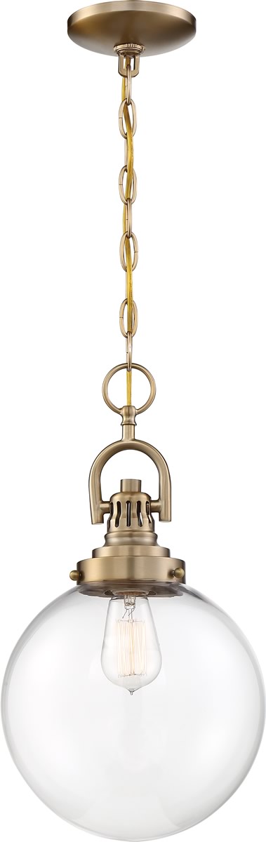 10 W Skyloft 1-Light Pendant Burnished Brass Supply