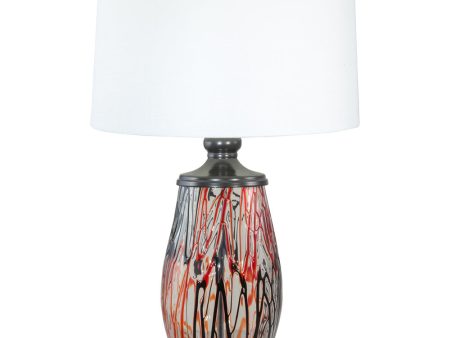 Halen Painted Crystal Table Lamp Sale