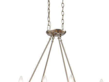 Ramsey 8-Light Island-Light Satin Nickel Beech Wood Sale