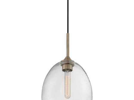 10 W Aria 1-Light Pendant Burnished Brass Online