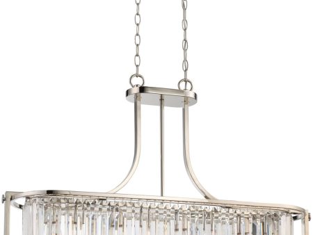 10 W Krys 4-Light Pendant Polished Nickel Online Hot Sale