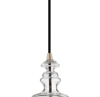 11 W Ballarat 1-Light Pendant Burnished Brass   Clear Hot on Sale