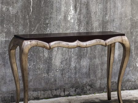 54 H Verena Champagne Console Table Hot on Sale