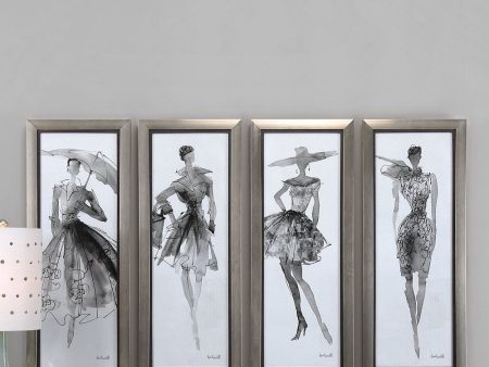 40 H x 16 W Fashion Sketchbook Art Set of 4 Supply